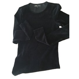 Top de pana negro Maje Talla 0