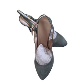 Jeremy Ho Absatzschuhe Wildleder Khaki 38 - Autre Marque
