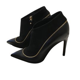 Stivaletti Louis Vuitton in pelle nera 36,5