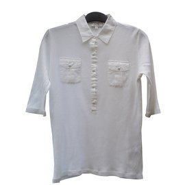 Pablo De Gerard Darel Polo aus weißer Baumwolle