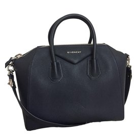 Borsa a mano Givenchy Antigona in pelle blu