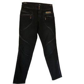 Jeans Slim Just Cavalli Azul Marino Algodón
