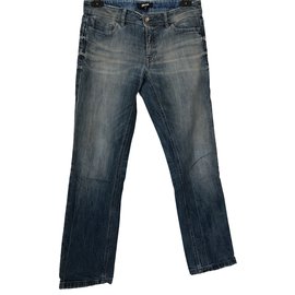 Vaqueros rectos azules lavados Just Cavalli L