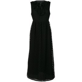 Robe en dentelle Red Valentino Point d'esprit noire