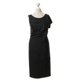 Max Mara Wollkleid Dunkelgrau