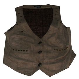 Autre Marque Blazer Rosebud Marrón de Tela