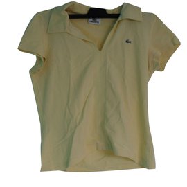 Lacoste Poloshirt aus Baumwolle Gelb