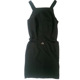 Kenzo Jungle ärmelloses Kleid schwarz