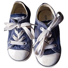 Sneakers Converse Chuck Taylor Lo Stars Blu Navy Cotone