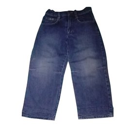 Burberry Jeans in Denim Blu Taglio Retto Bambino