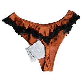 String La Perla de seda naranja