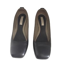 Fausto Santini Pumps aus schwarzem Leder Größe 37