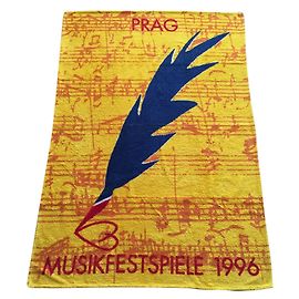 Autre Marque Grande serviette de plage en coton Musikfestspiele 1996 Prague