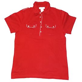 Polo Paul & Joe in cotone rosso XL