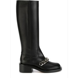 Botas Givenchy Chain de cuero negro