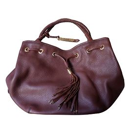 Bolso de mano Cole Haan de cuero marrón