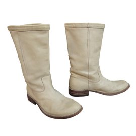 Stivali in pelle Fiorentini+Baker Bianchi