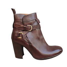 Atelier Voisin Stiefeletten aus Leder Braun