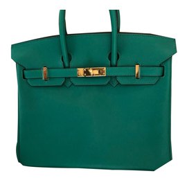 Hermès Birkin 25 Vertigo Green Cuero Swift