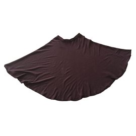 By Malene Birger Falda Sol Algodón Cachemira Rojo Oscuro