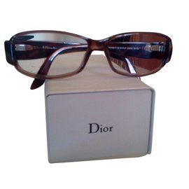 Christian Dior Sonnenbrille Braun Schildpatt