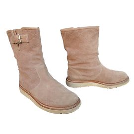 Botas Gucci Bege de Camurça