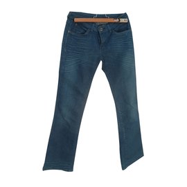 Autre Marque Vaqueros Wrangler Megan en denim bruto azul