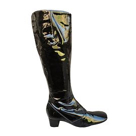 Botas de charol negro Apc Talla 37