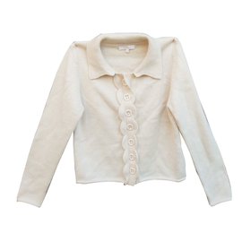 Chloé Weste Beige aus Baumwolle und Wolle 10 Jahre