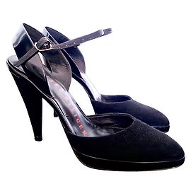 Décolleté Walter Steiger Salome in vernice e scamosciato nero