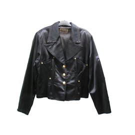 Chaqueta de algodón negra ROCCOBAROCCO