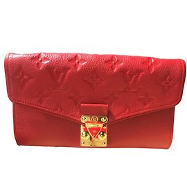 Clutch Louis Vuitton Saint Germain Rossa Pelle