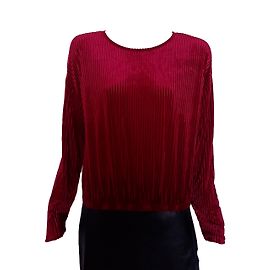 Crop Top Zara Bordeaux