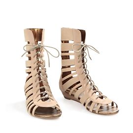 Autre Marque Sandali Chattawak Spartans Beige Camoscio