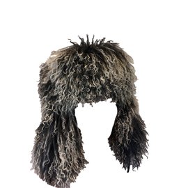 Chapka Revillon in agnello mongolo marrone beige