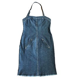 Sonia Rykiel Kleid aus blauem Denim