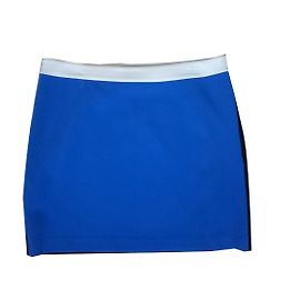 Falda Sloane Diane Von Furstenberg Azul Blanca