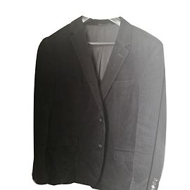Giacca Hugo Boss in velluto nero taglia 44