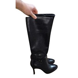 Autre Marque Bottines San Marina en cuir noir