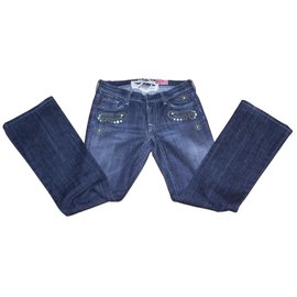 Vaqueros 7 For All Mankind China Wall de pierna recta negros