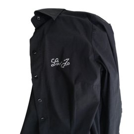 Camisa Liu.Jo Negra de Algodón con Bordado de Strass