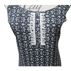 Vestido Patrizia Pepe de seda azul oscuro sin mangas