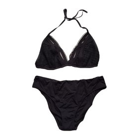 Bikini La Perla Negro de Poliamida Talla 48