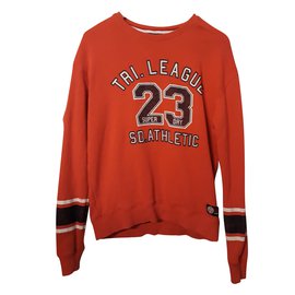 Superdry Sweatshirt Orange aus Baumwolle - Autre Marque