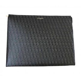 Portadocumenti Saint Laurent Marrone in Pelle