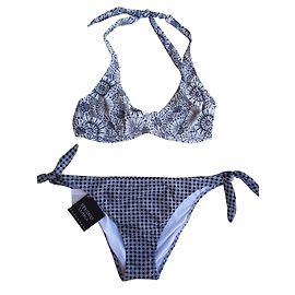 La Perla Badeanzug schwarz weiß Polyamid Größe 46