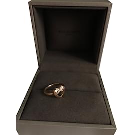 Bague Chaumet Liens en or et diamants cœur