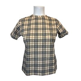 Camiseta Burberry de algodón beige M