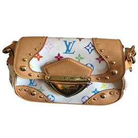 Louis Vuitton Borsa Maryline Bianca Multicolore