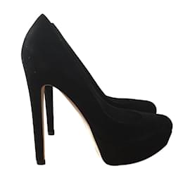 Décolleté Christian Dior in pelle d'agnello nera